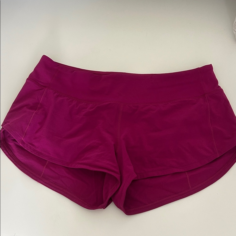 Lululemon Speed Up Low Rise Lined Shorts 2.5”